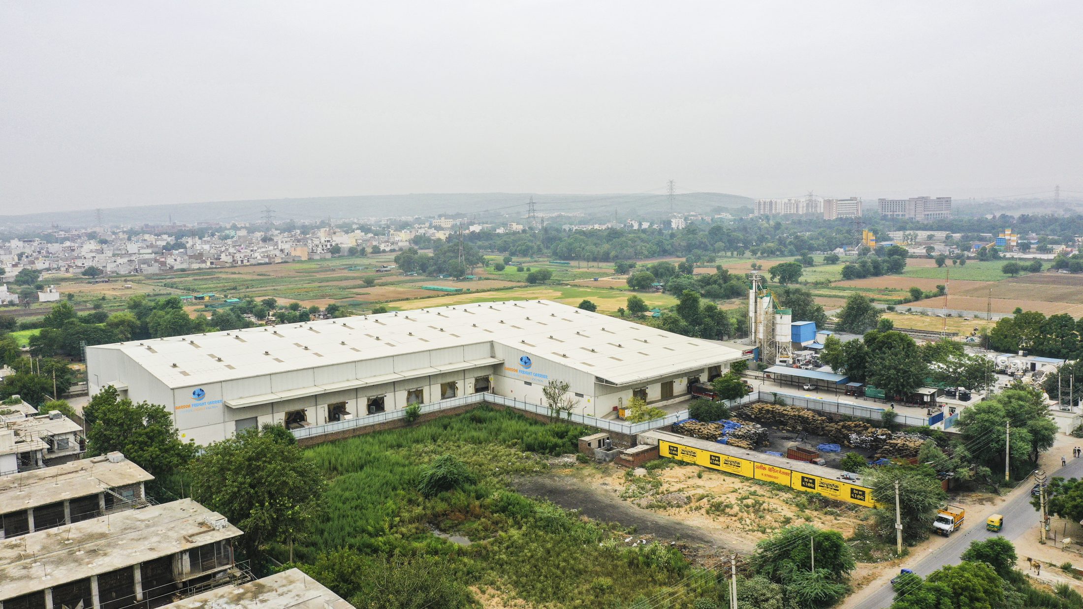 Aerial view of the BFC campus