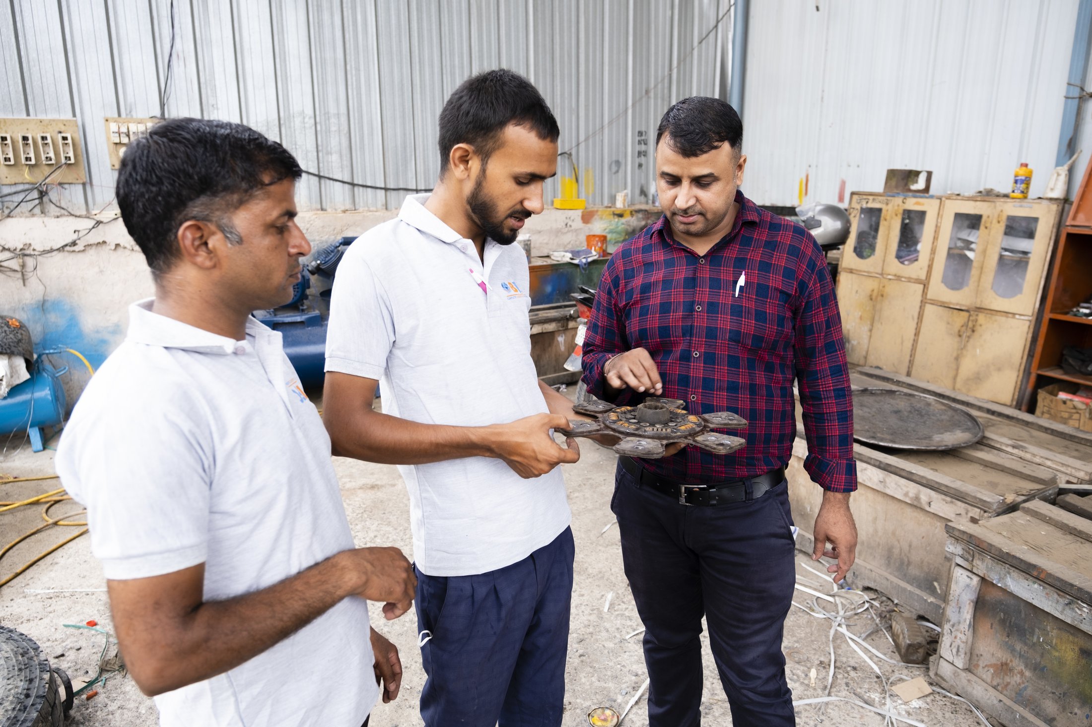 BFC crew planning at the workshop